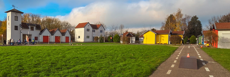 Besuch im Floriansdorf Aachen – die vierten Klassen lernen Verkehrssicherheit