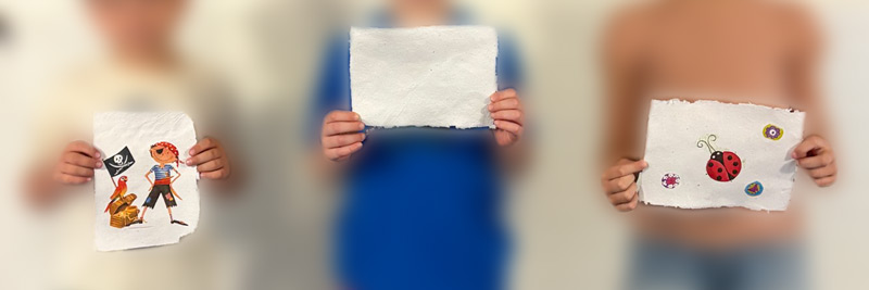 Papier schöpfen – Ein spannendes Projekt der Koala- und Robbenklasse